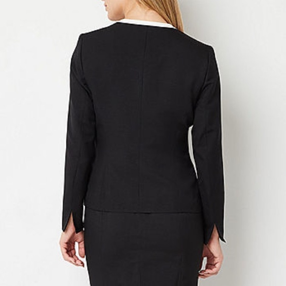 Black Label Black Blazer with White Trim XL or 18 size - Picture 3 of 6